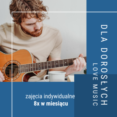 zajęcia indywidualne dla dorosłych - płatność za 1 miesiąc